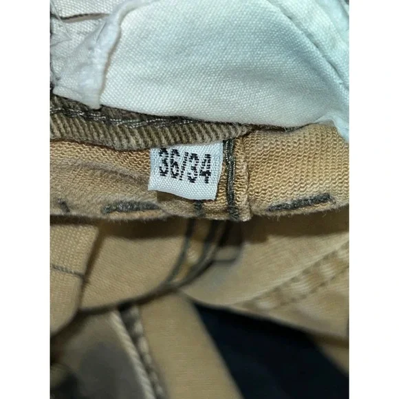 Smoke Rise Mens Camo Moto Pants Green Brown Camouflage Slim Fit 36x31 - Picture 3 of 4